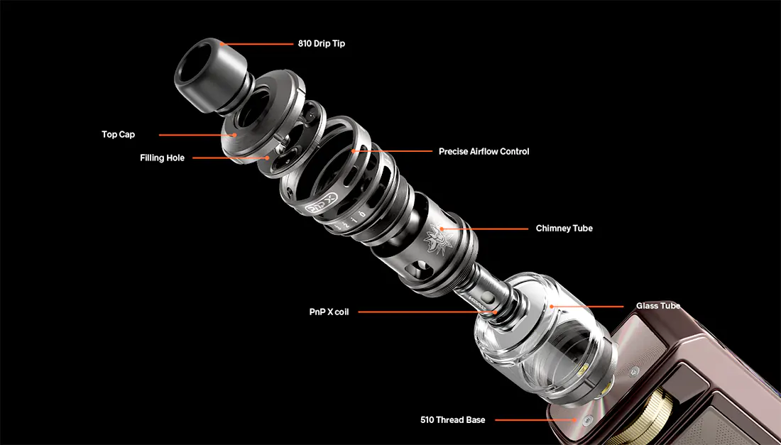 Despiece del Voopoo Uforce-X 2 Tank